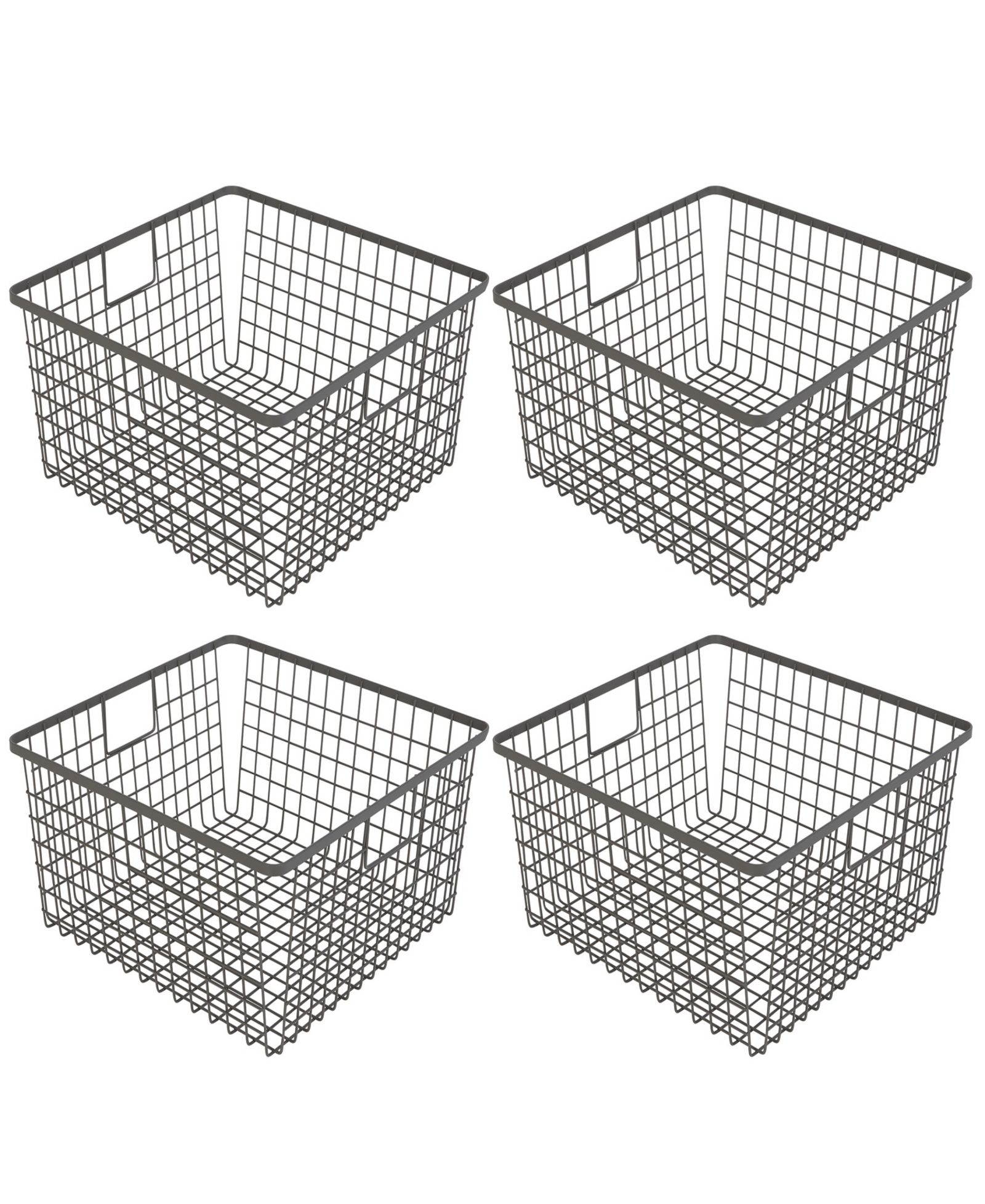 Набор органайзеров для корзин Smart Design Nestable 12 x 12 x 6 inch, 4 шт.