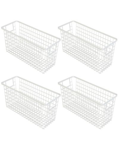 Органайзер для корзин Smart Design Nestable 6" x 16" x 6" с ручками, набор из 4 шт