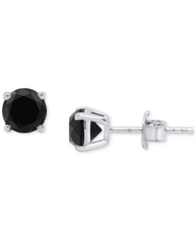 Серьги-гвоздики Black Diamond (2 ct. t.w.) из стерлингового серебра