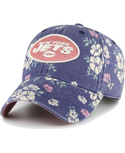 Кепка '47 Brand New York Jets Primrose Clean Up регулируемая для женщин, темно-синяя
