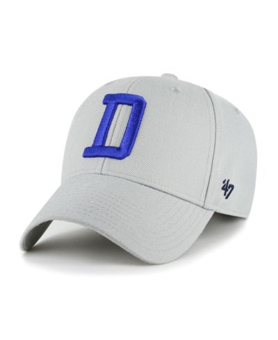 Men's '47 Brand Gray Dallas Cowboys "D" MVP Adjustable Hat