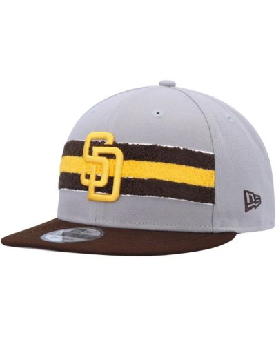 Мужская кепка New Era Gray, Brown San Diego Padres Band 9FIFTY Snapback