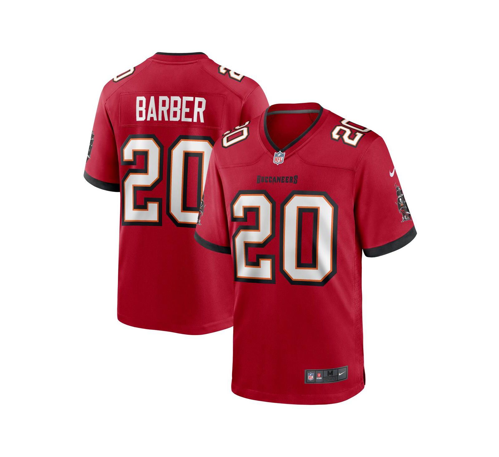 Men's Nike Ronde Barber Red Tampa Bay Buccaneers Retired Player Game Jersey