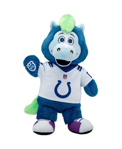 Build-a-Bear Workshop Indianapolis Colts Official Mascot Blue Collectible 17" Plush