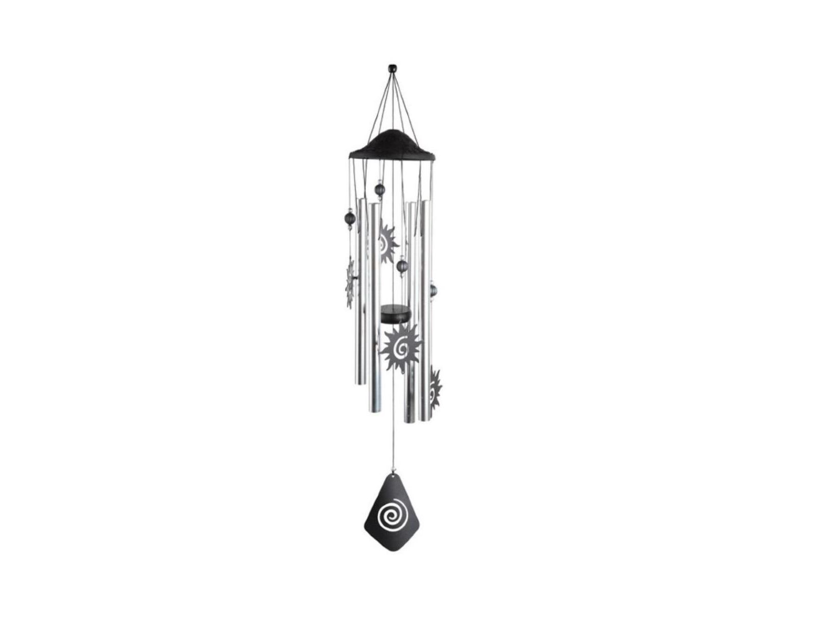 34" Long Chandelier Silhouette-Sun Wind Chime