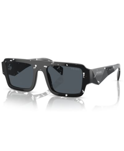 PRADA Мужские солнцезащитные очки Low Bridge Rectangular PR A05SF