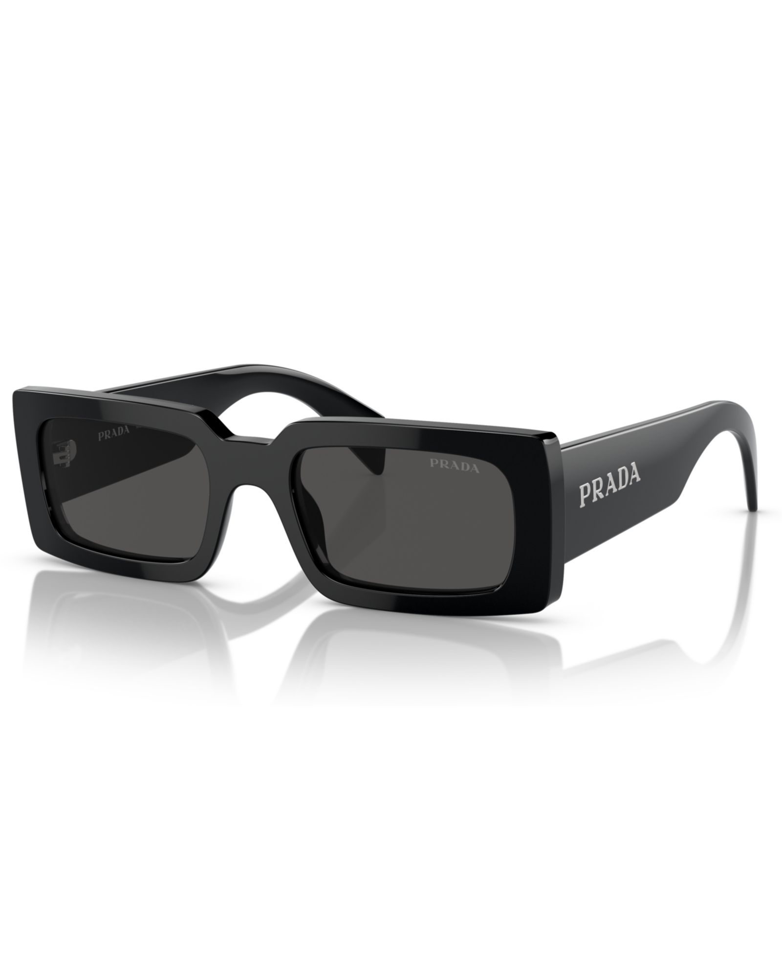 Prada Lettering Rectangular Women's Sunglasses, PR A07S