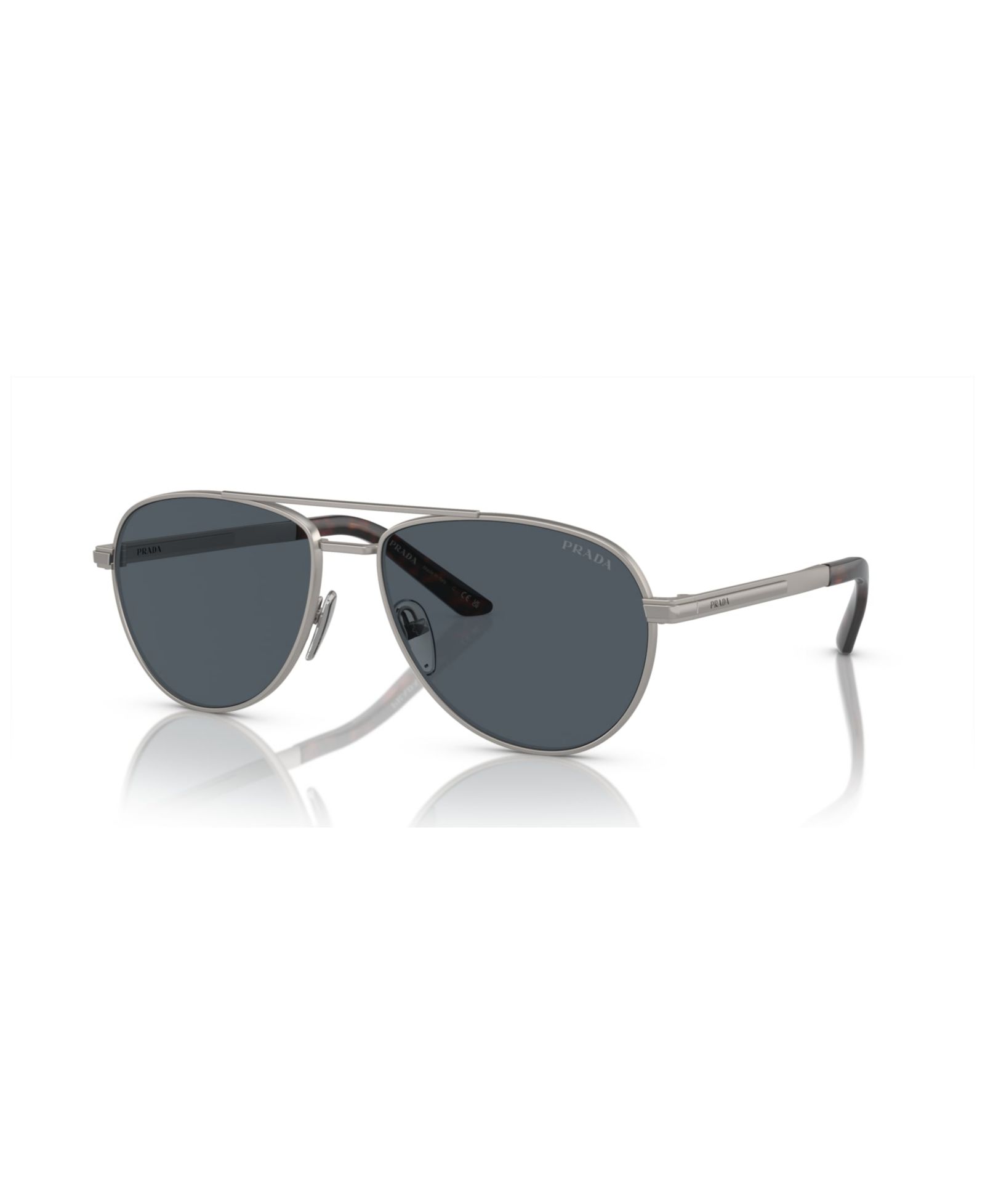 Prada Iconic Plaque Pilot Men's Sunglasses, PR A54S