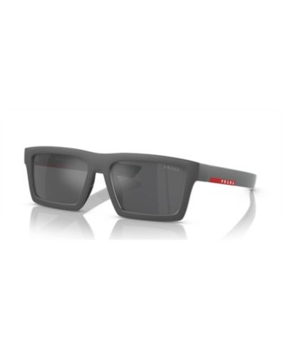 Мужские солнцезащитные очки PRADA LINEA ROSSA, зеркальные PS 02ZSU
