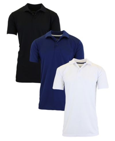 Black, Navy and White