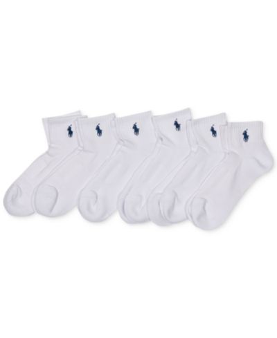 Polo Ralph Lauren Women's 6-Pk. Cushion Quarter Socks