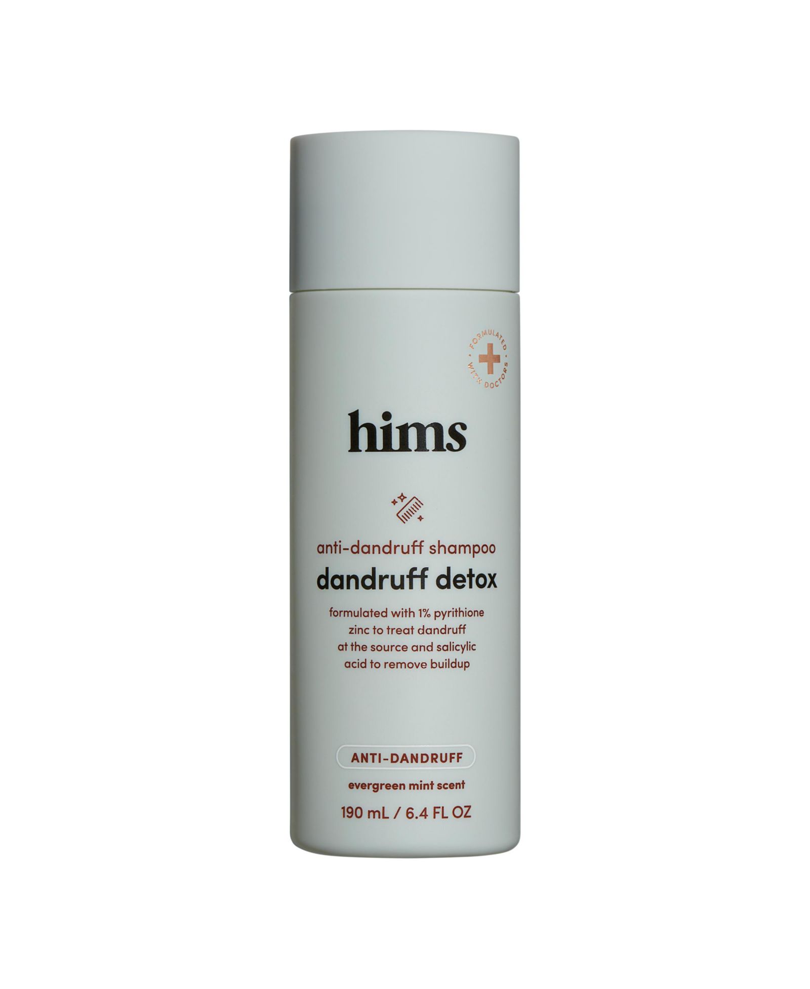 Hims & Hers Dandruff Detox Shampoo With Pyrithione Zinc 1%