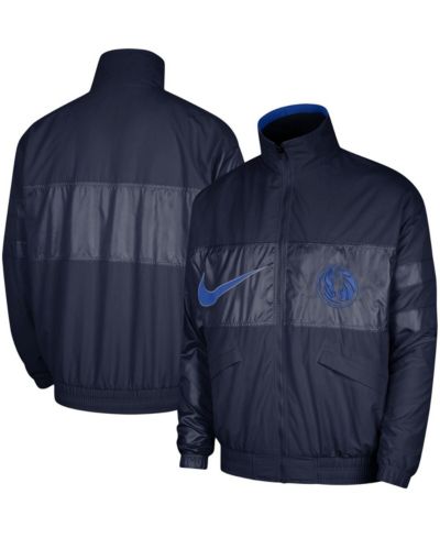Мужская куртка Nike Navy Dallas Mavericks Courtside Versus Capsule Full-Zip