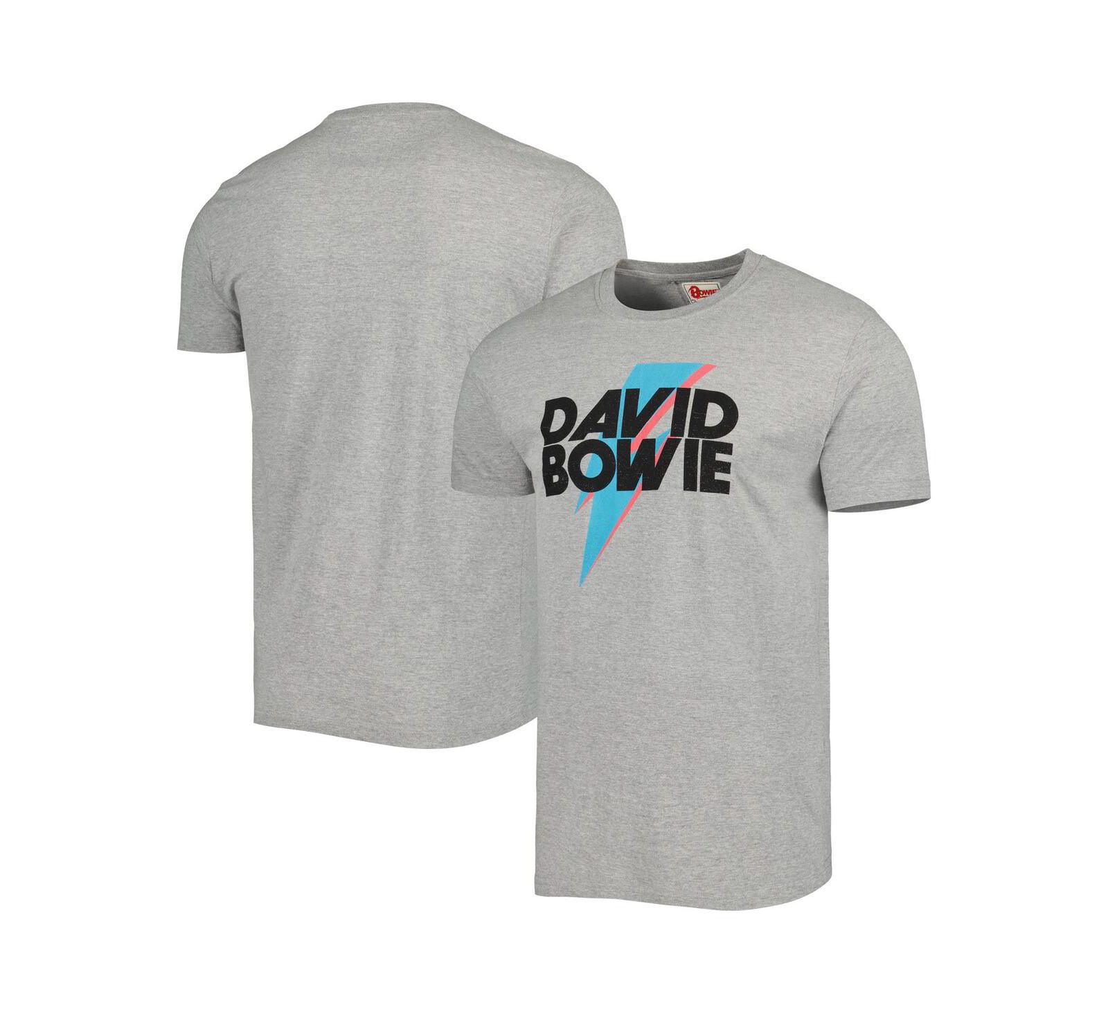 Мужская и женская футболка American Needle Heather Gray David Bowie Brass Tacks