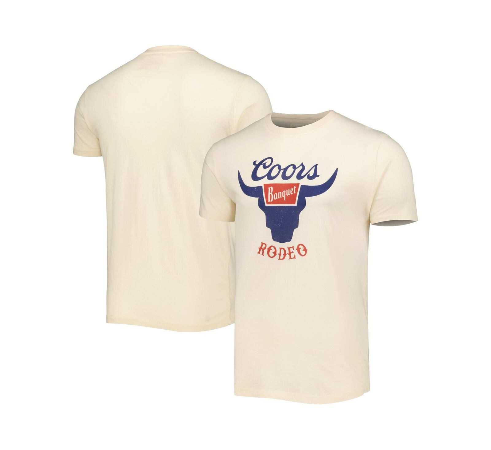 American Needle Мужская и Женская футболка Coors Brass Tacks Cream