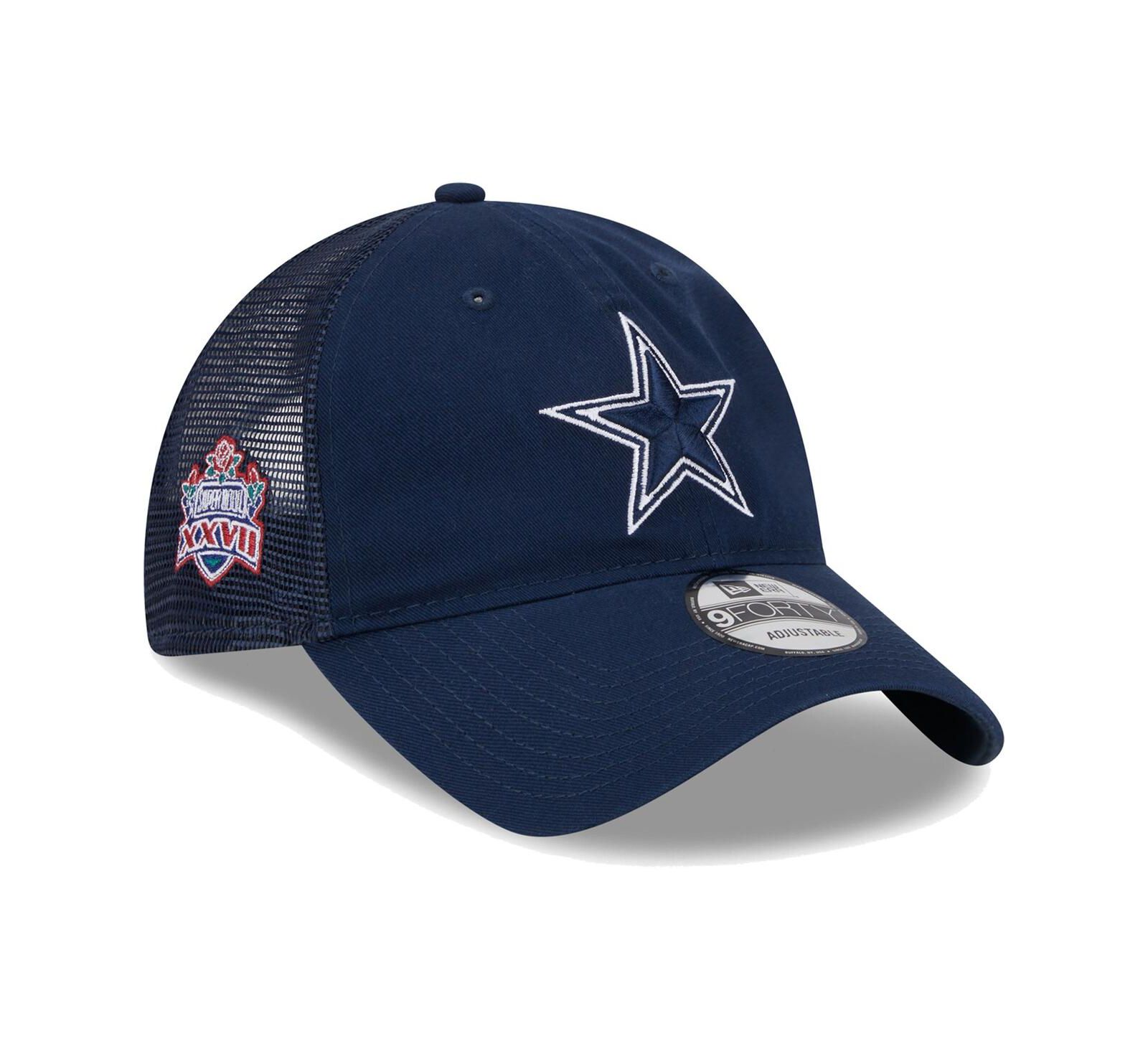 Men's New Era Navy Dallas Cowboys Distinct 9TWENTY Adjustable Hat