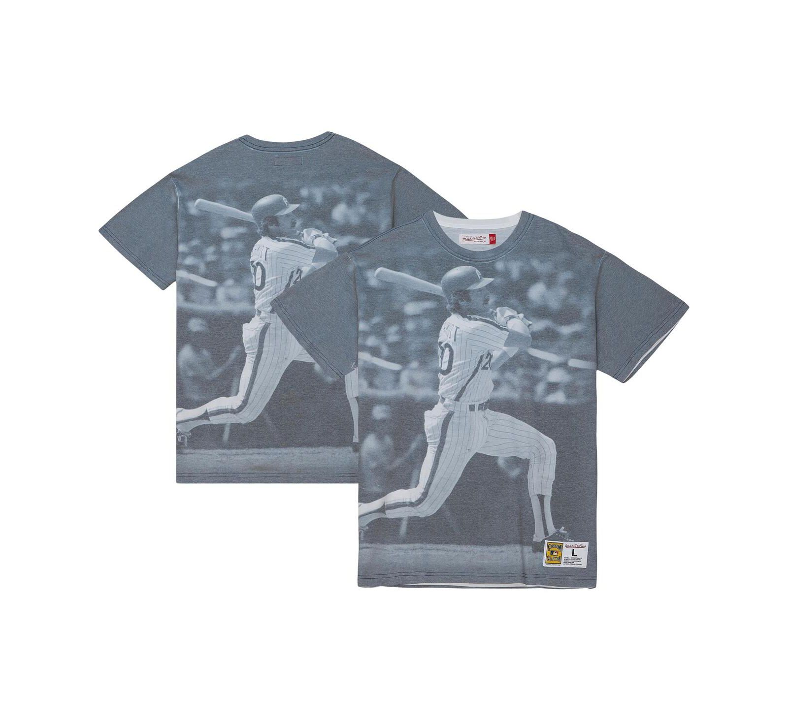 Mitchell & Ness Мужская футболка с графикой Mike Schmidt Philadelphia Phillies Cooperstown Collection Highlight Sublimated Player