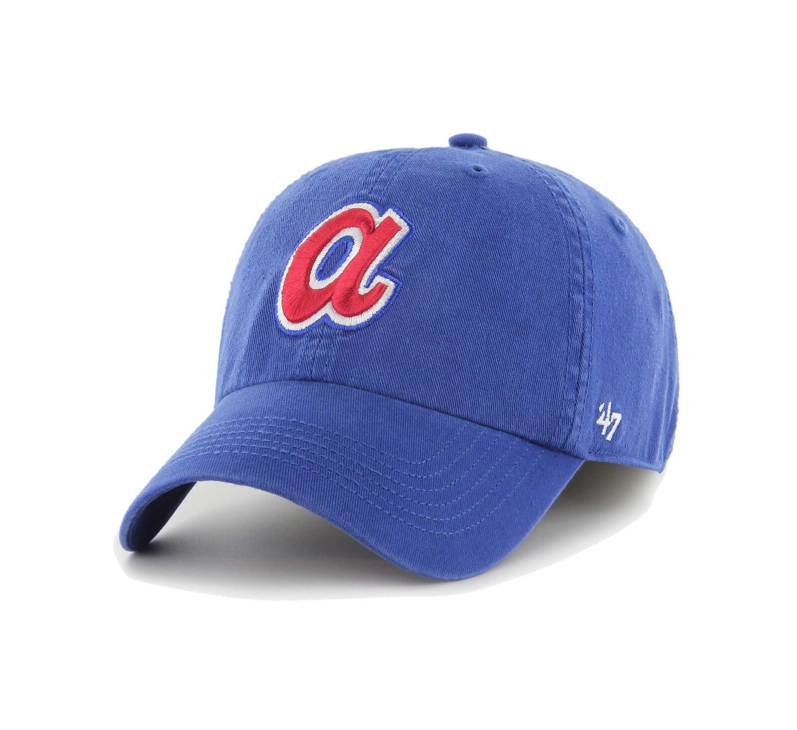 Men's '47 Brand Royal Atlanta Braves Cooperstown Collection Franchise Fitted Hat