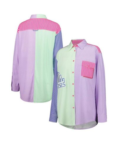 Женская рубашка Terez Los Angeles Dodgers Button-Up