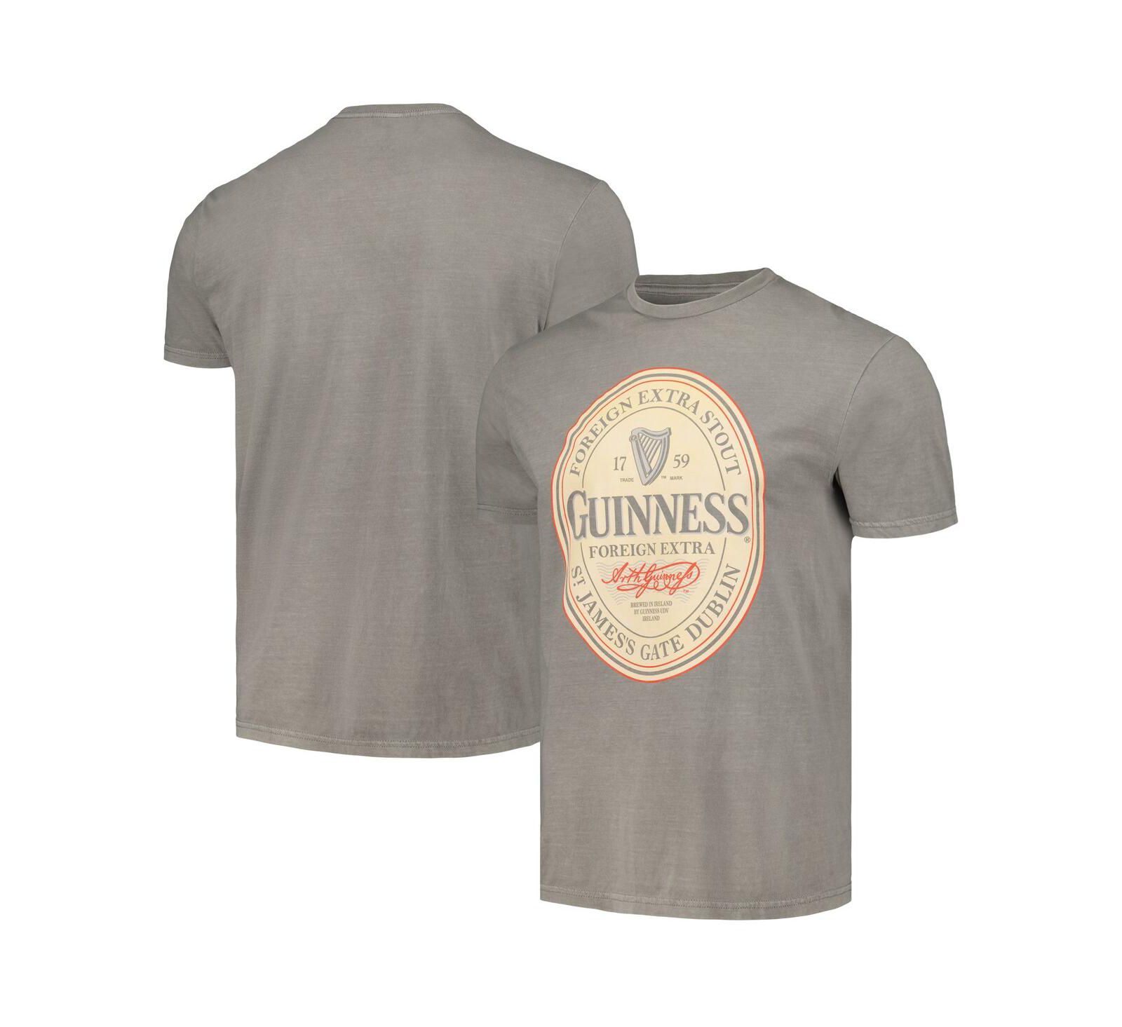 Men's Charcoal Guinness  Washed Graphic T-shirt