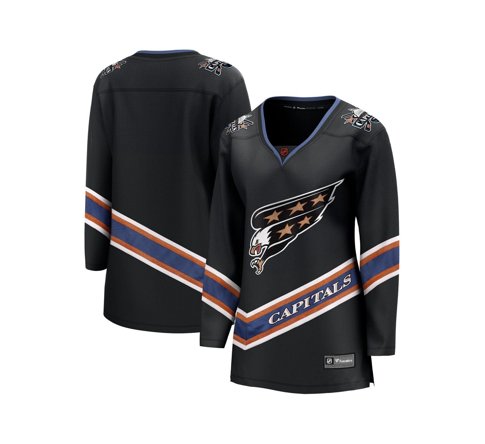 Женская джерси Fanatics Black Washington Capitals Special Edition 2.0 Breakaway Blank