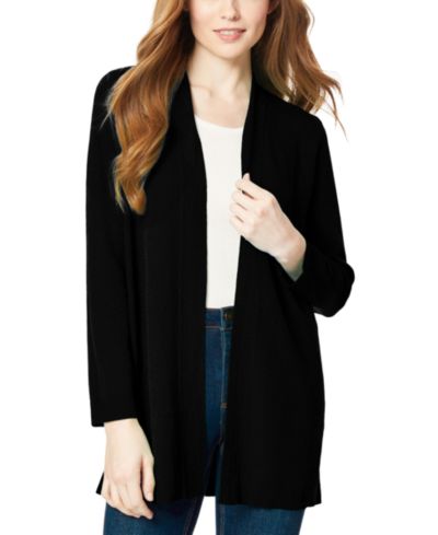 Женский кардиган Jones New York Petite Icon Open-Front Relaxed