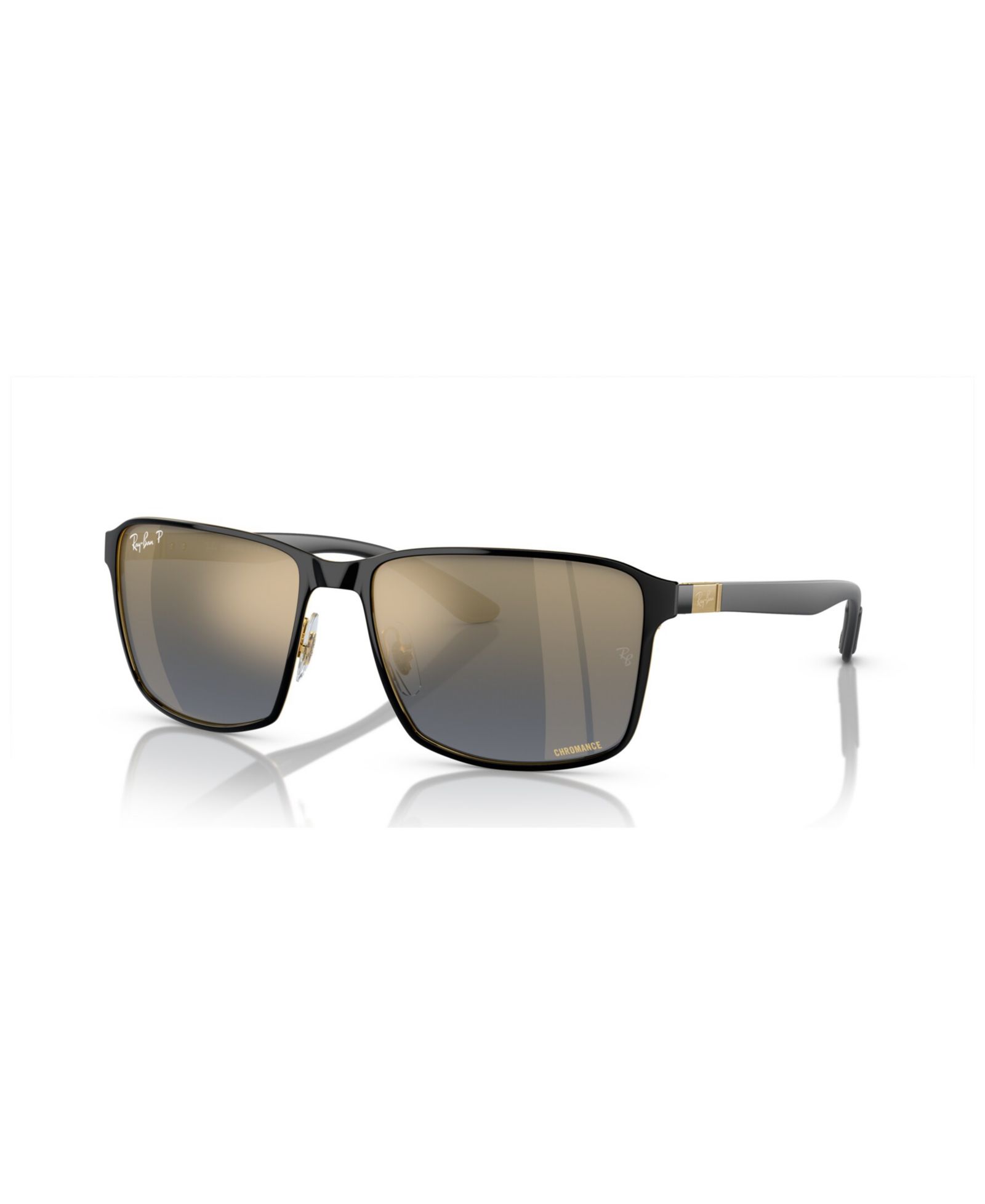 Ray-Ban Unisex Polarized Sunglasses, Mirror Gradient Polar RB3721CH