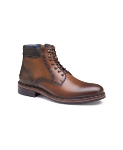 Johnston & Murphy Мужские кожаные ботинки Connelly Plain Toe