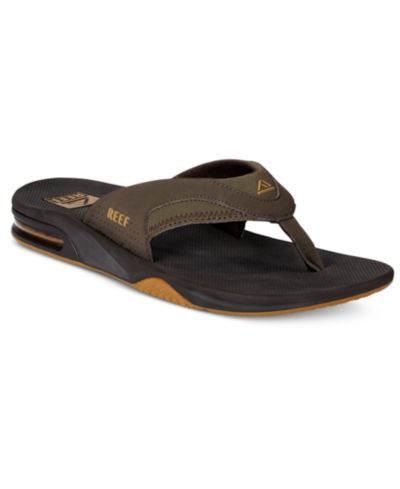REEF Мужские Fanning Thong Sandals с открывашкой для бутылок