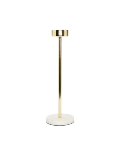 Подсвечник Classic Touch Taper на мраморном основании, 14" H