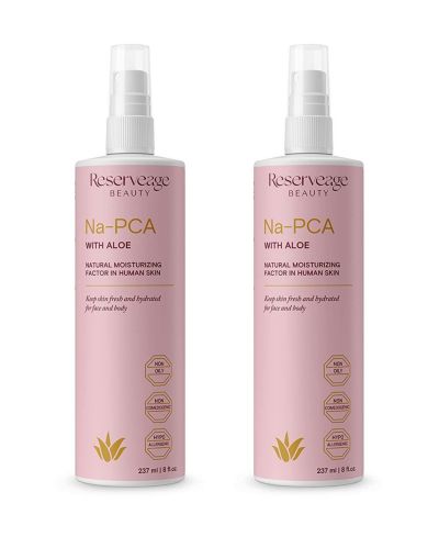 Увлажняющий лосьон для тела Reserveage Na-PCA Spray с алоэ вера для сухой кожи, антивозрастной увлажняющий крем для лица, 8 фл. унц. (упаковка из 2 шт.)