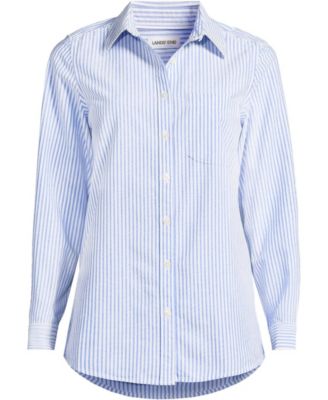 White/chicory blue stripe
