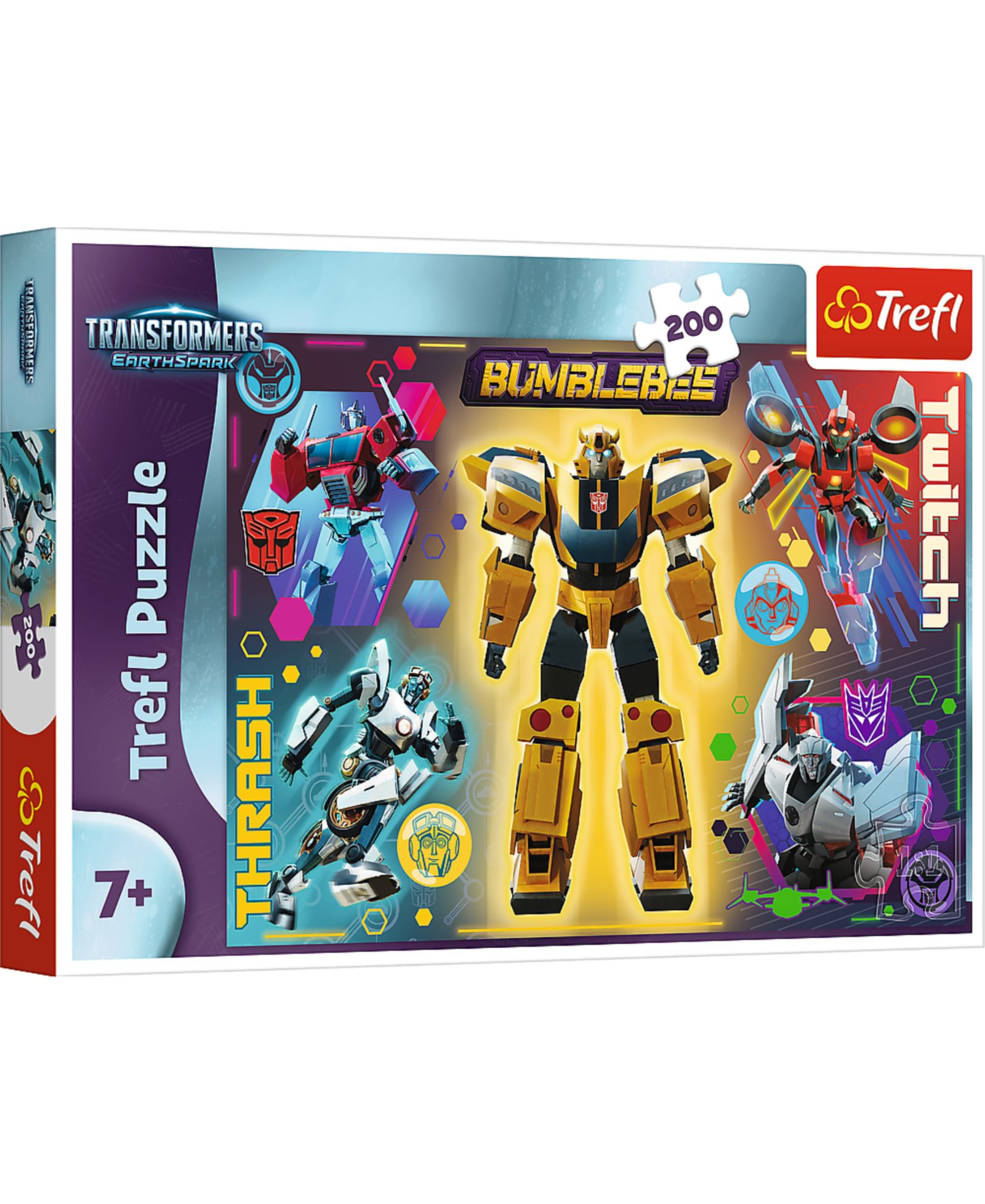Trefl пазл Transformers, красный, 200 деталей