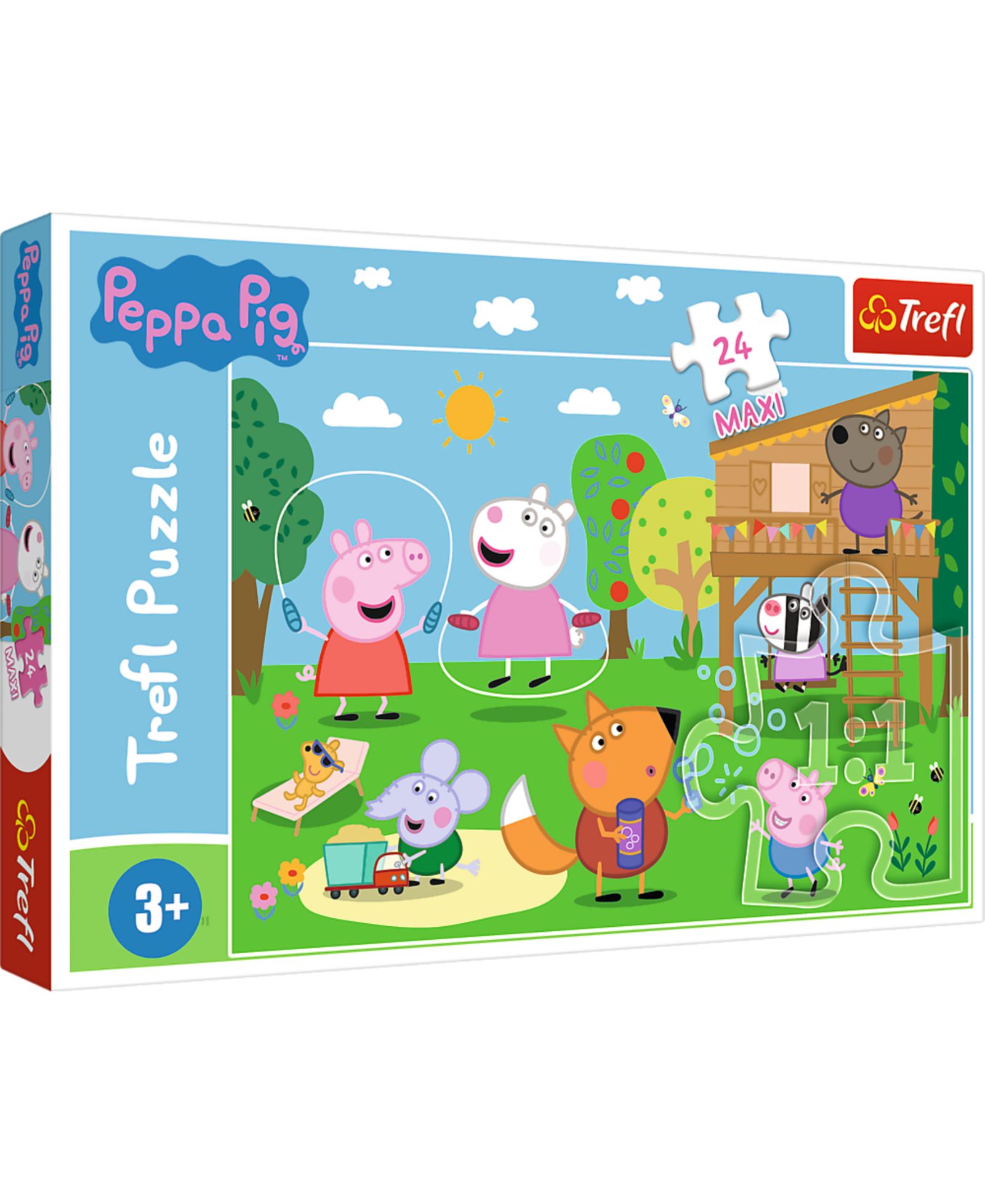 Пазл Trefl Maxi 24 детали - Peppa Pig's Fun in the Grass
