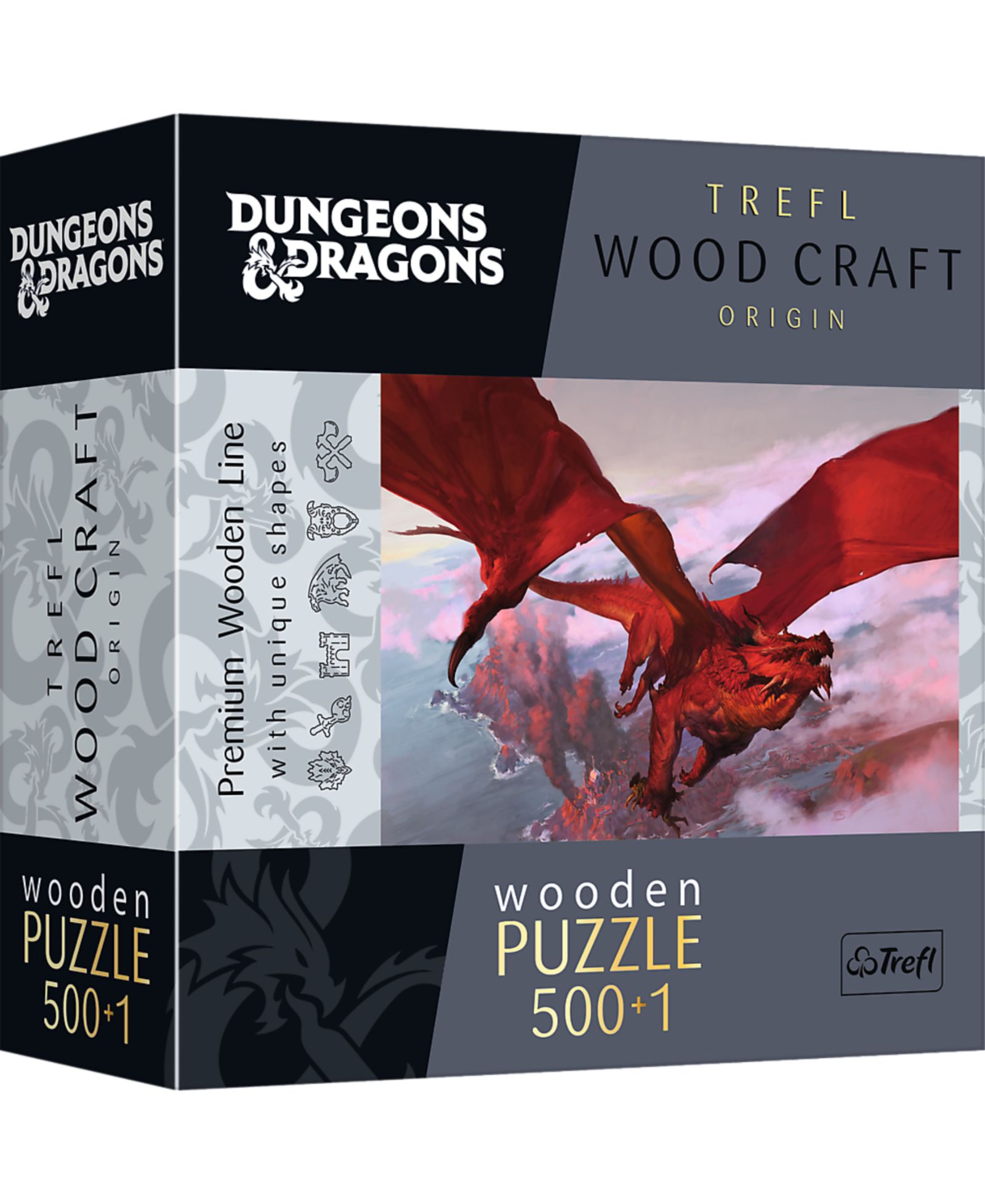 Деревянный пазл Trefl Wood Craft 501 Piece Dungeons & Dragons