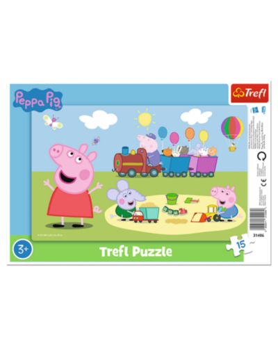 Trefl пазл Peppa Pig's Happy Train, 15 элементов