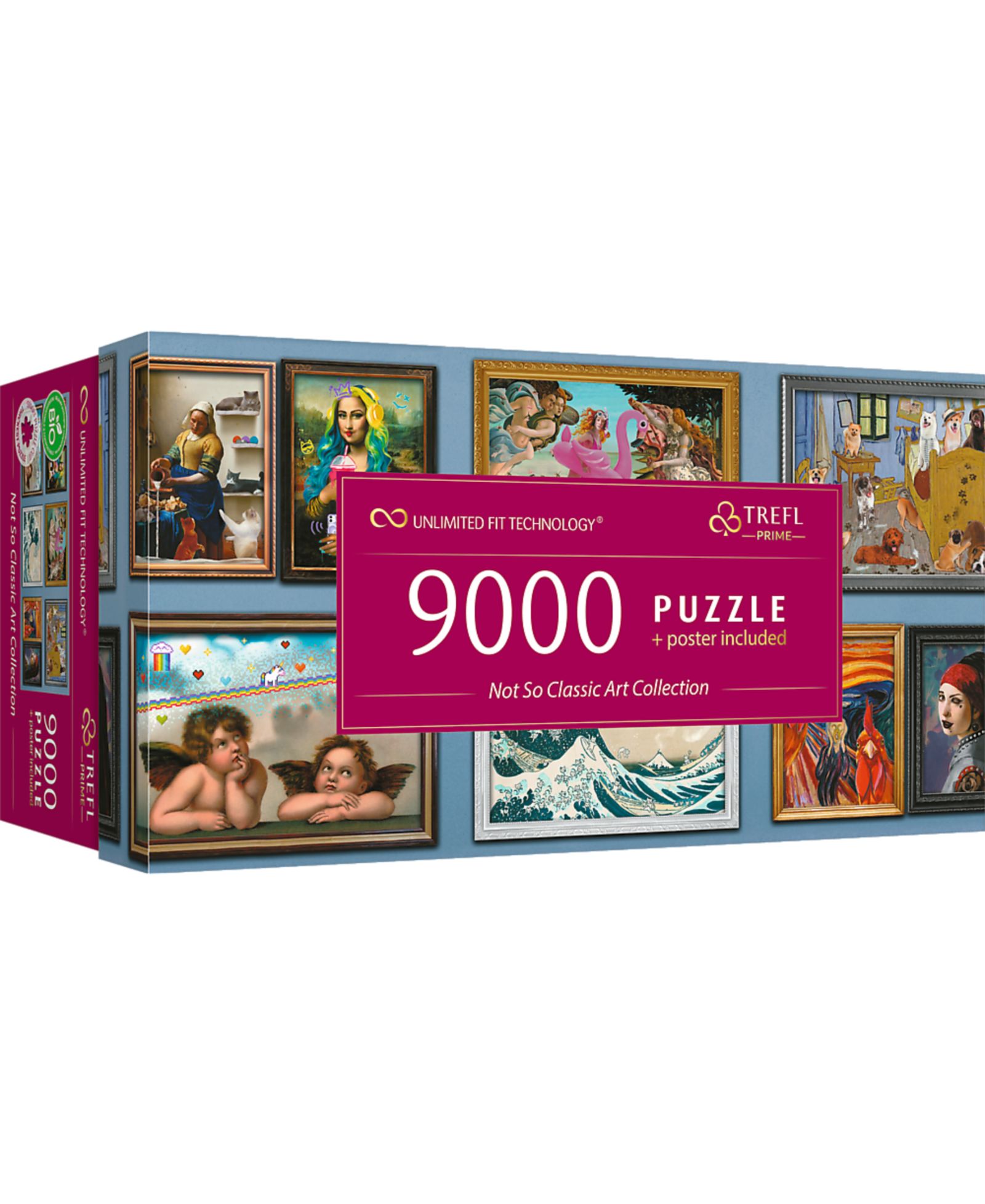 Пазл Trefl 9000 деталей, серия Not So Classic Art Collection, технология Unlimited Fit, от 12 лет