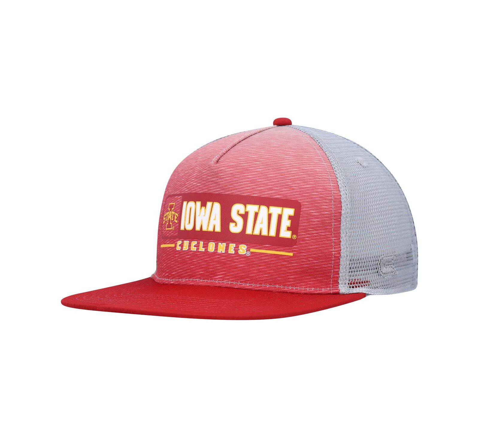 Men's Colosseum Cardinal, Gray Iowa State Cyclones Snapback Hat