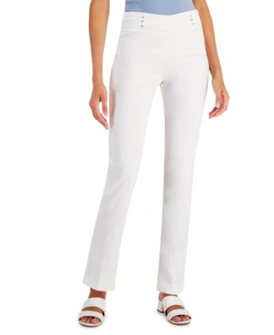 JM Collection Petite брюки slim-leg с заклепками, Petite & Petite Short