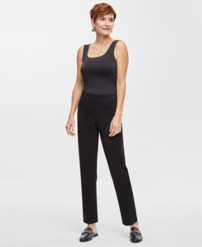 JM Collection Women's Tummy Control Pull-On Slim-Leg Pants, Exclusively at Macy's