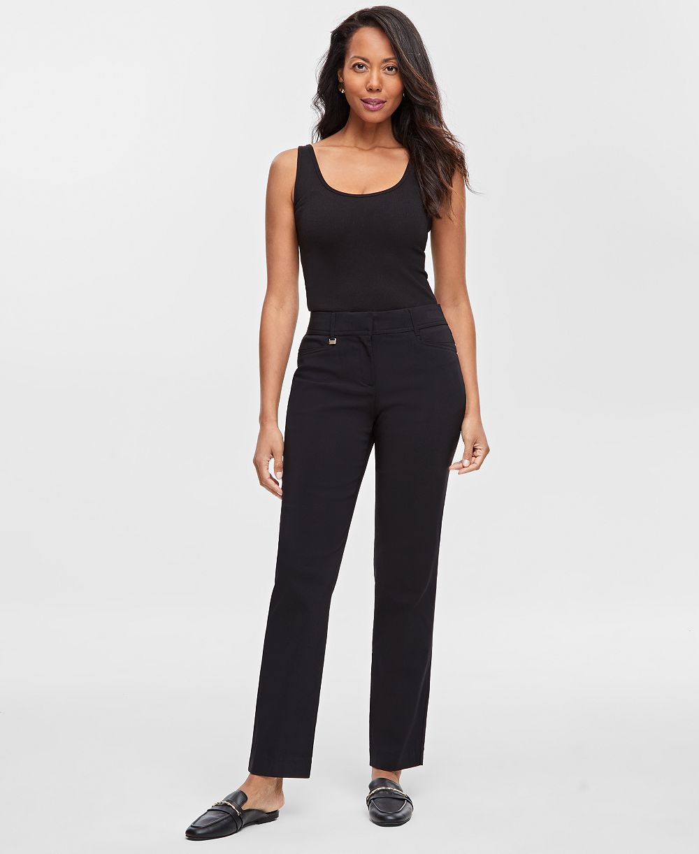 JM Collection Women's Curvy-Fit, Tummy Control Pants, Regular & Short Lengths, Exclusively at Macy's
