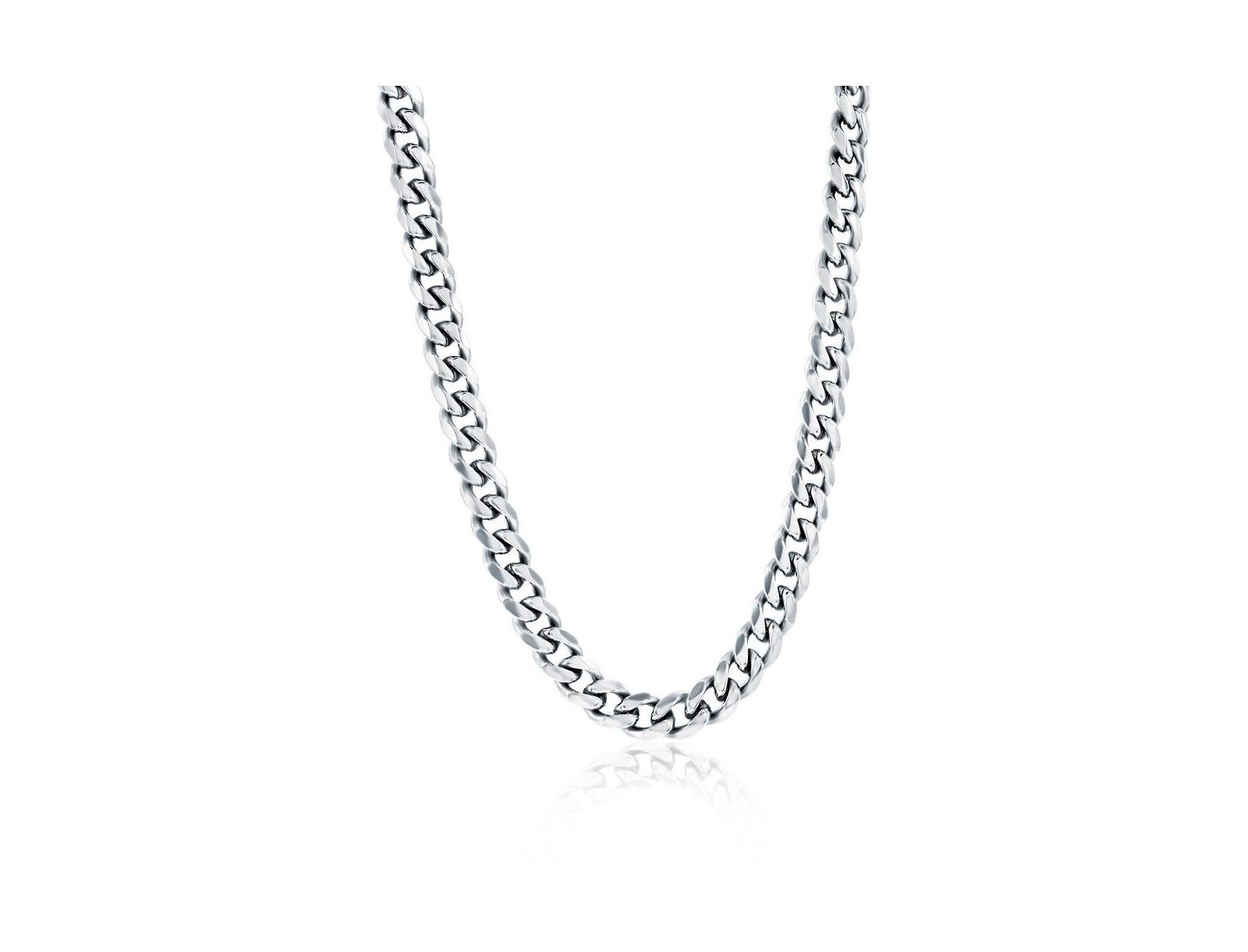 Stainless Steel Cuban Chain Necklace