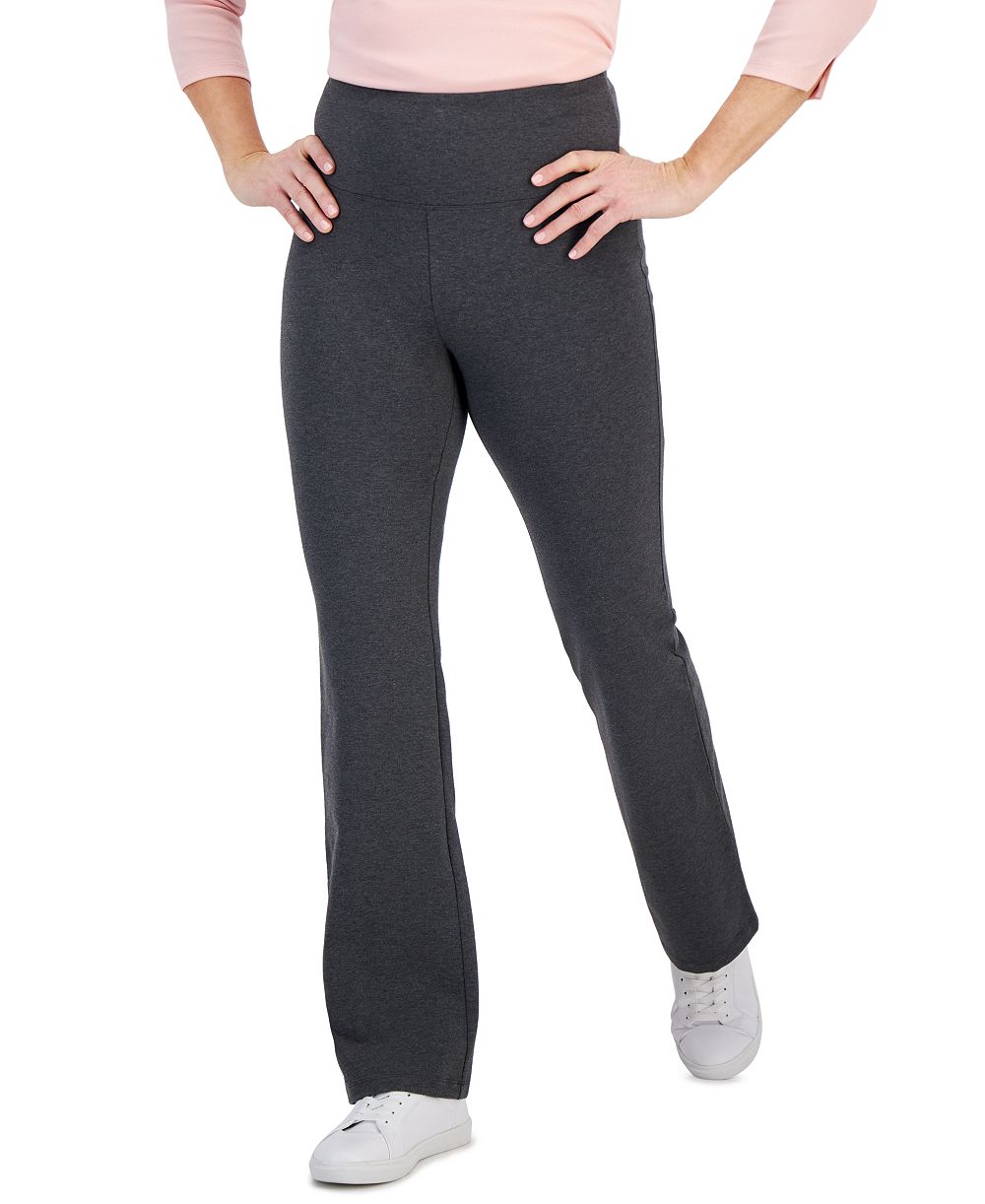 Style & Co Petite High-Rise Bootcut Leggings, Created for Macy's