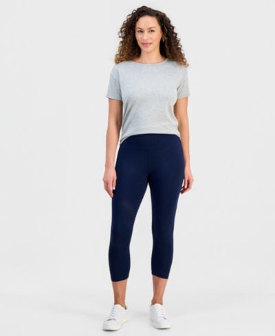 Легинсы Style & Co Petite High-Rise Cropped Leg