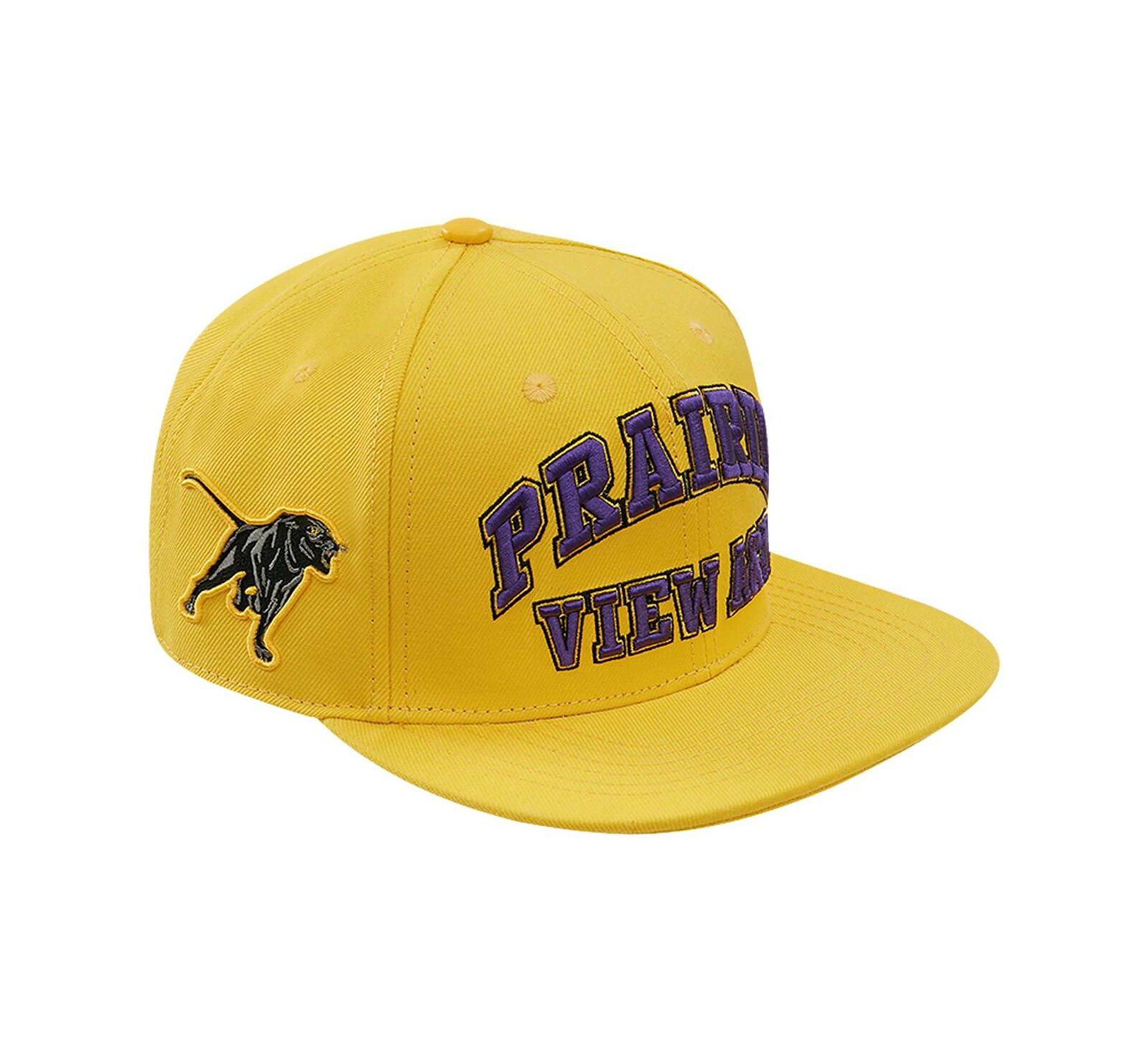Men's Pro Standard Gold Prairie View A&M Panthers Evergreen Prairie View Snapback Hat