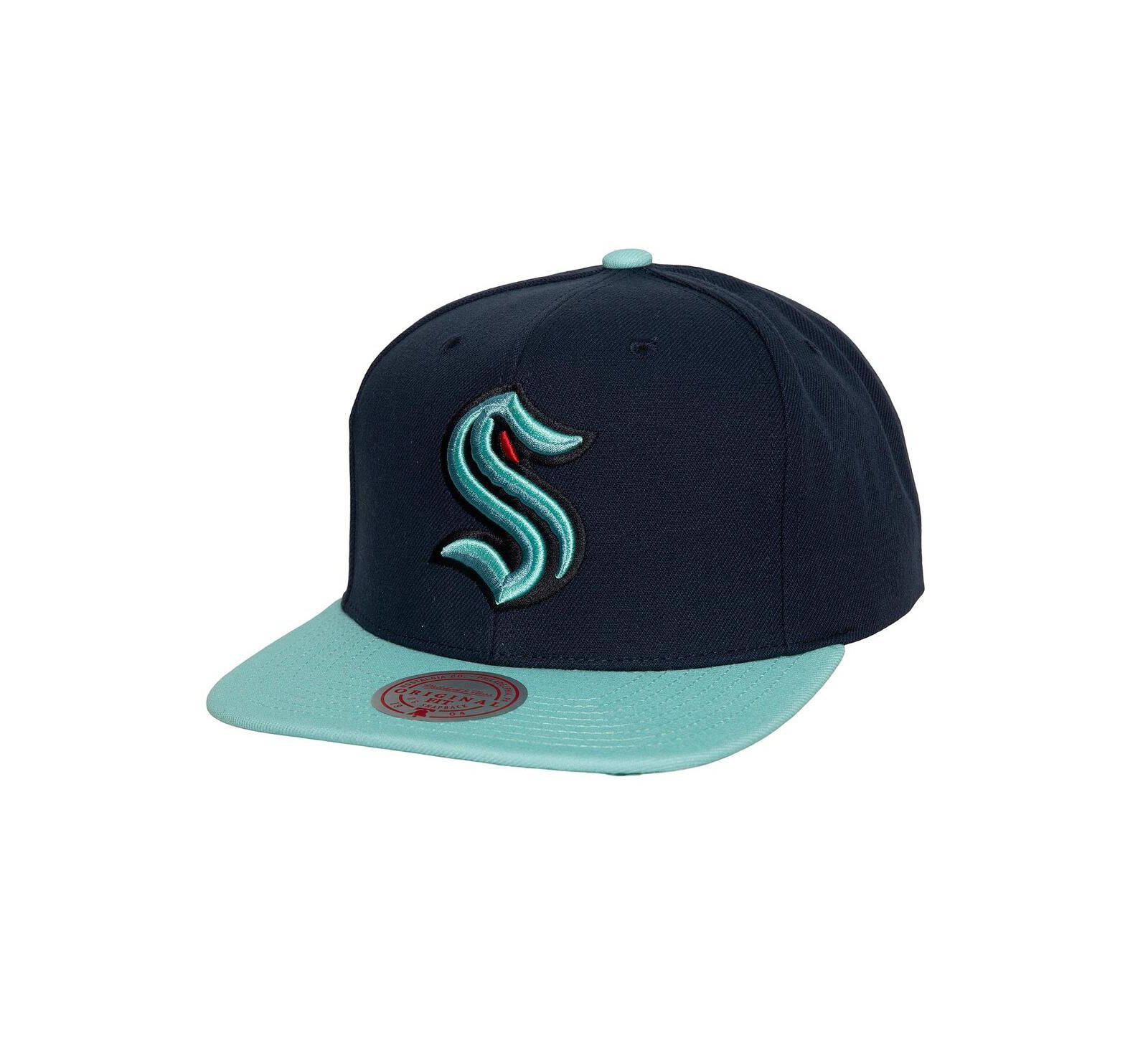 Мужская кепка Mitchell & Ness Seattle Kraken Core Team Ground 2.0 Snapback