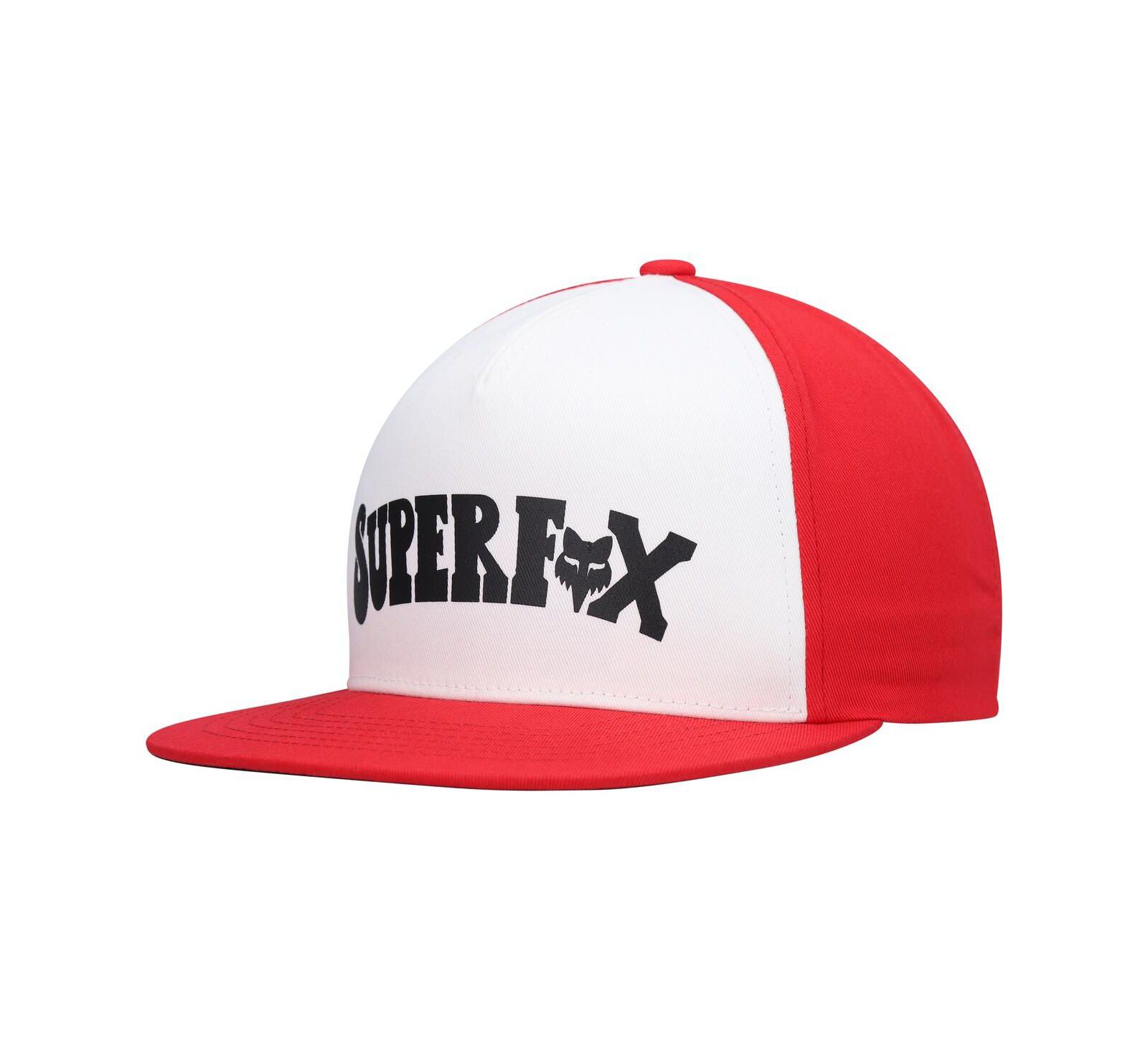 Мужская белая кепка Fox Super Trik Snapback