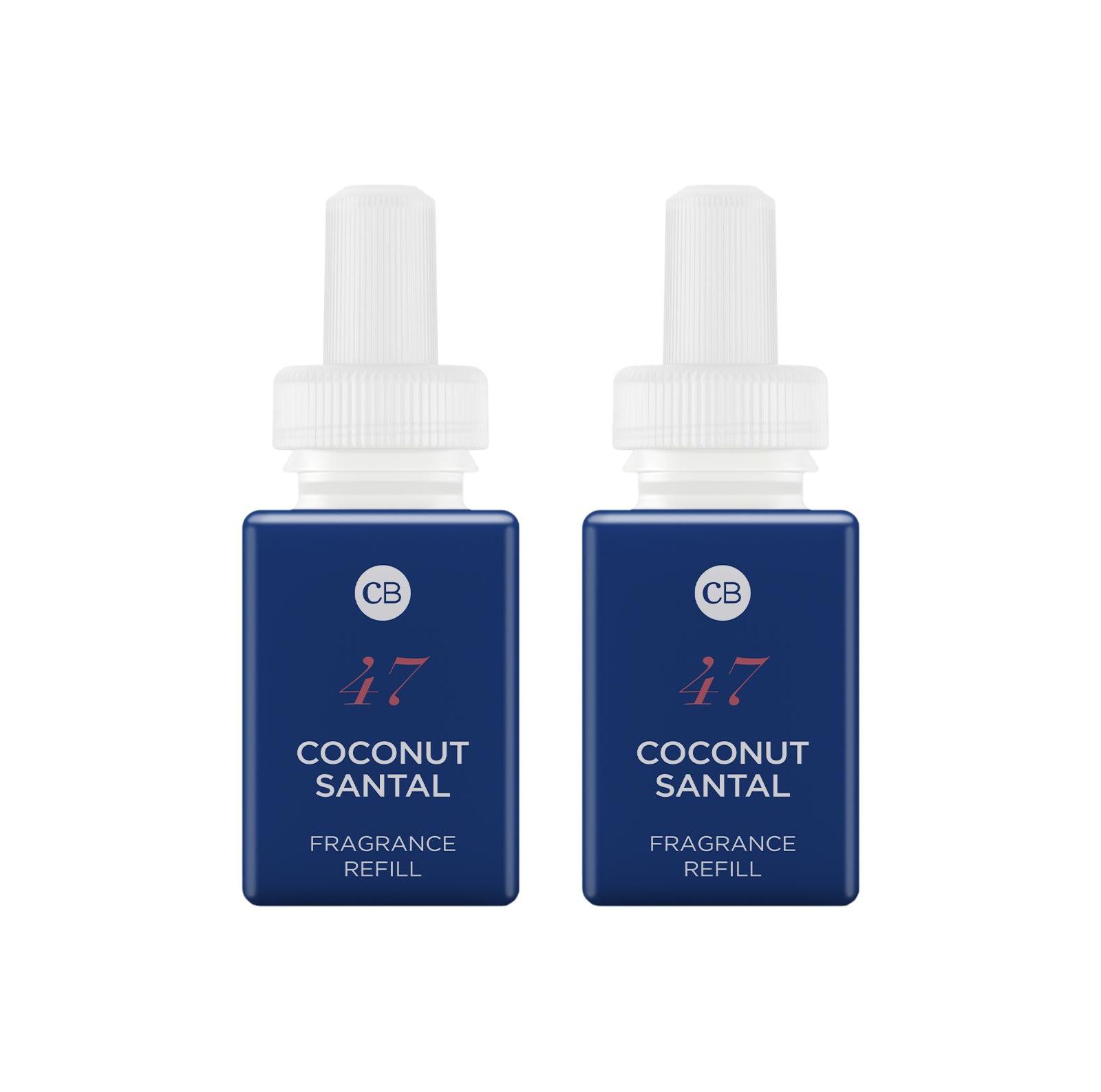 Pura and Capri Blue - Coconut Santal - Fragrance for Smart Home Air Diffusers - Room Freshener - Aromatherapy Scents for Bedrooms & Living Rooms - 2 Pack