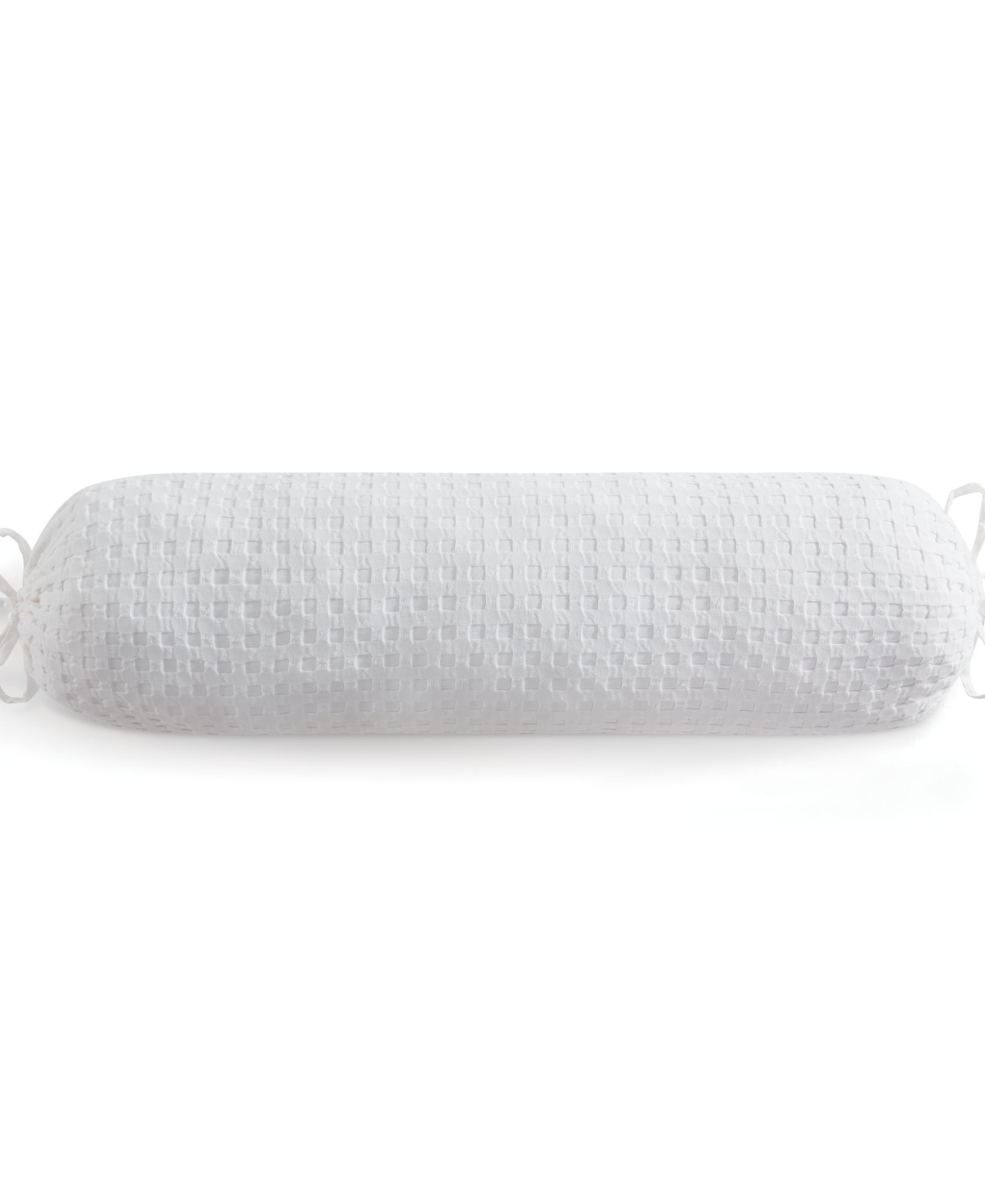 DKNY Pure Waffle Bolster Decorative Pillow, 12" x 36"