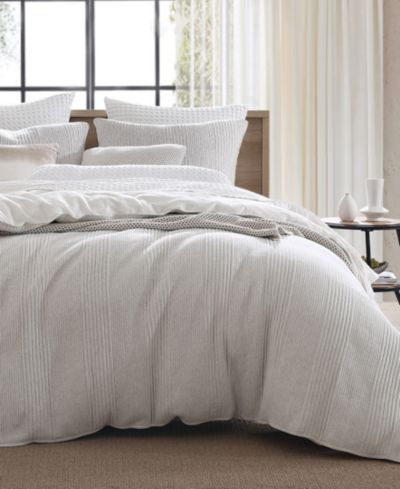 Комплект из 3-х предметов DKNY Pure Ribbed Jersey Duvet Cover Set, King